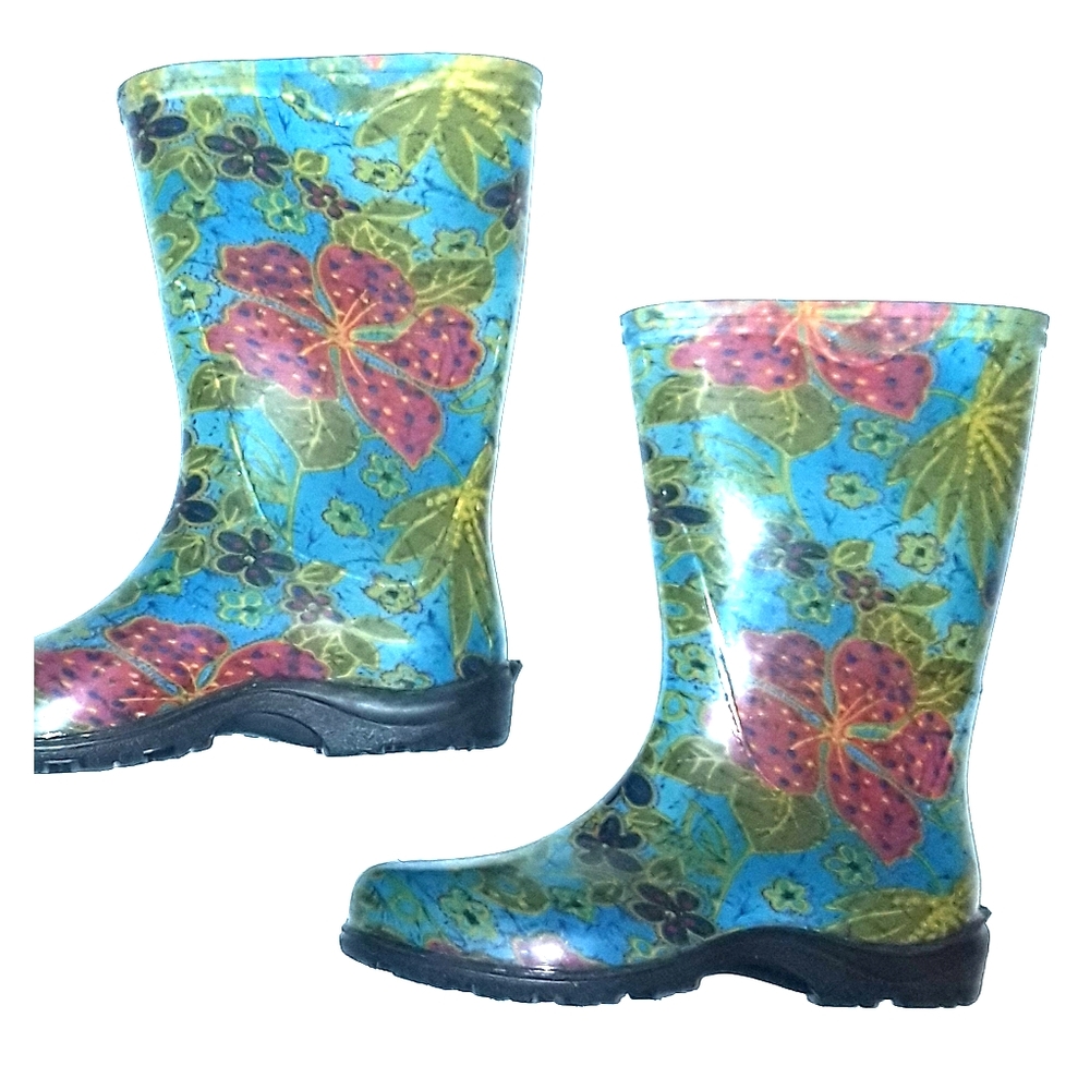 Sloggers Rain & Garden Boots MidSummer Blue